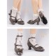 Iris Corolla Frame Square Toe Shoes(Reservation/5 Colours/Full Payment Without Shipping)